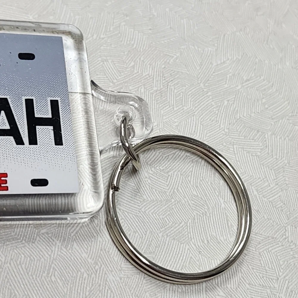 Georgia State License Plate Tag Novelty Key Chain 